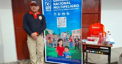 INDECI exhorta a Tacna a prepararse ante eventual terremoto y tsunami.