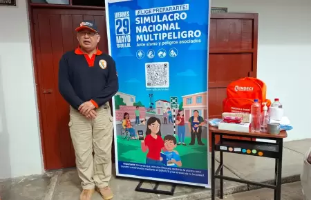 INDECI exhorta a Tacna a prepararse ante eventual terremoto y tsunami.