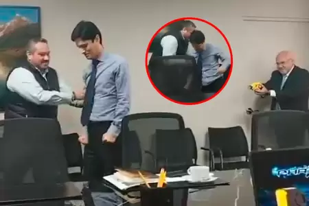 Alcalde de Surco fue captado usando equipo en ambiente no oficial