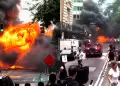 P�nico en Nueva York: Veh�culo explota cerca del toro de Wall Street en pleno distrito financiero