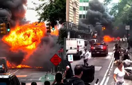 Veh�culo comenz� a incendiarse por causas a�n en investigaci�n.