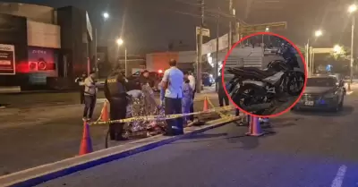 Repartidor de delivery muere atropellado por combi pirata