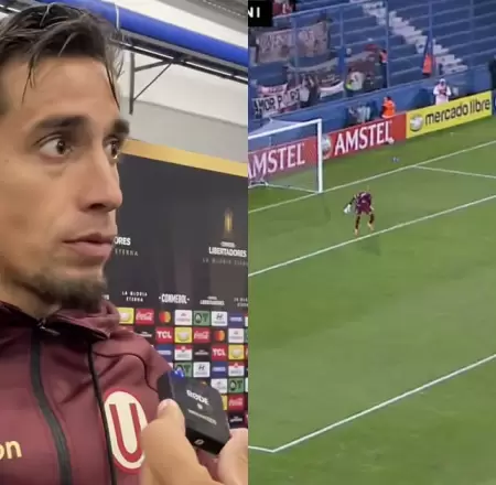 Mart�n P�rez Guedes se pronunci� sobre el gol fallado ante Nacional.