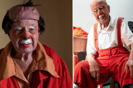 M�tico payasito 'Pitito', el m�s antiguo del Per�, falleci� a los 102 a�os