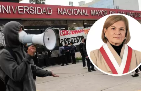 Dirigentes de San Marcos exigen vacancia de Jeri Ram�n: "Est� haciendo manobras