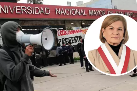 Dirigentes de San Marcos exigen vacancia de Jeri Ram�n: "Est� haciendo manobras