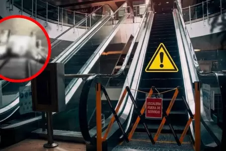Fallece hombre tras quedar atrapado en escaleras el�ctricas