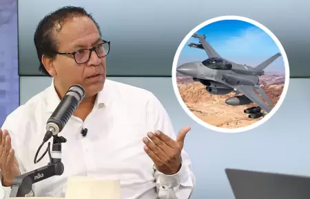 Roberto S�nchez descart� revisar la compra de aviones F-16 en un eventual gobier