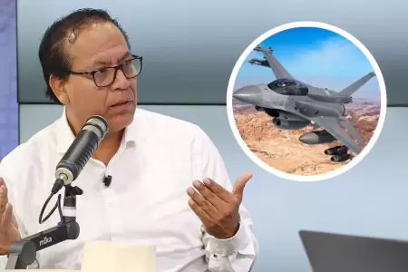 Roberto S�nchez descart� revisar la compra de aviones F-16 en un eventual gobier