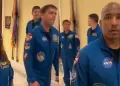 Un hombre increpa a los astronautas de Artemis II en el Capitolio y les acusa de mentir: "Nunca fueron al espacio"