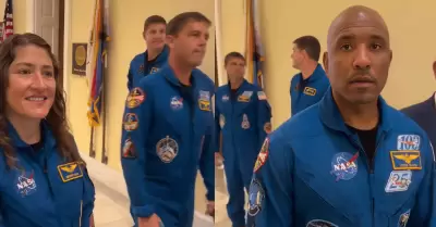 Un hombre increpa a los astronautas de Artemis II