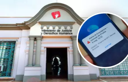 Minjusdh anuncia investigaci�n por falsas alertas del SISMATE debido a un "acces