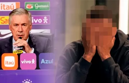 El jugador acept� la decisi�n de Ancelotti.