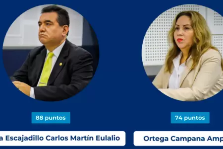 Candidatos finalistas a ocupar la jefatura de la ONPE.