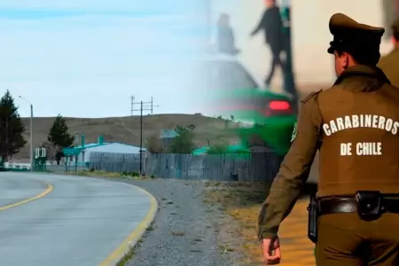 Carabineros ejecutaron el disparo.