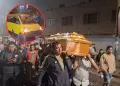 Asesinato en SJL: Familiares y amigos despiden a chofer que fue acribillado en plena ruta