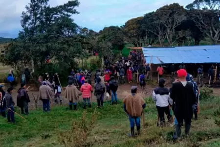Comunidades ind�genas disputan territorio ancestral.