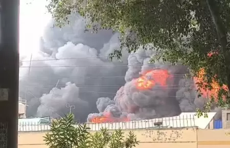 Senamhi advierte contaminaci�n del aire tras incendio