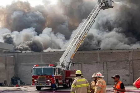 Incendio de Ate fue controlado