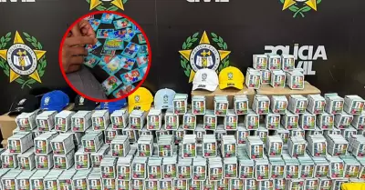 Polic�a de R�o de Janeiro incaut� miles de estas figuras falsificadas.