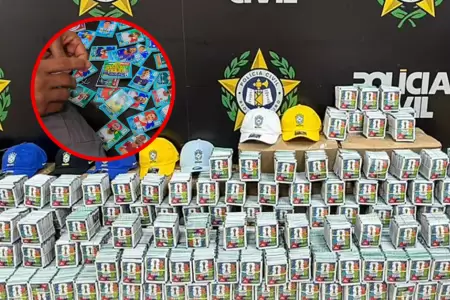 Polic�a de R�o de Janeiro incaut� miles de estas figuras falsificadas.