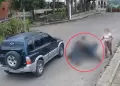 Mujer EMBISTE a su expareja con su camioneta POR CELOS: Viajaba en motocicleta junto a su actual pareja