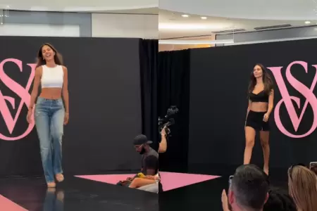 Natalie V�rtiz y Luciana Fuster participan en el casting de Victoria's Secret