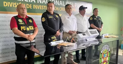 PNP anunci� la captura de seis implicados en asesinato de V�ctor Hugo Febre.