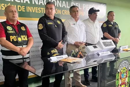 PNP anunci� la captura de seis implicados en asesinato de V�ctor Hugo Febre.