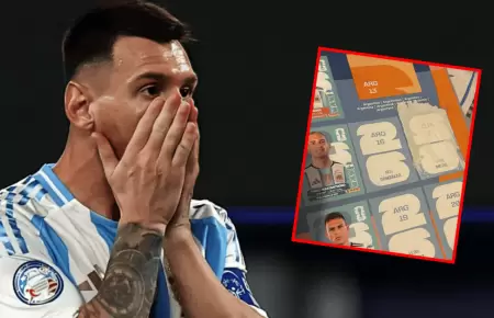 Le roban la figurita de Messi a ni�o en colegio