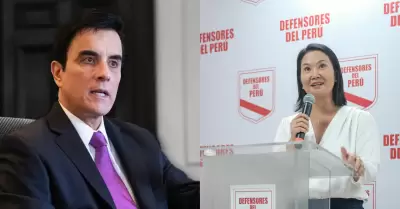 Carlos Esp� / Keiko Fujimori.