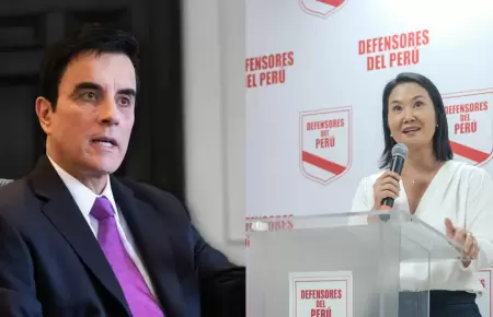 Carlos Esp� / Keiko Fujimori.