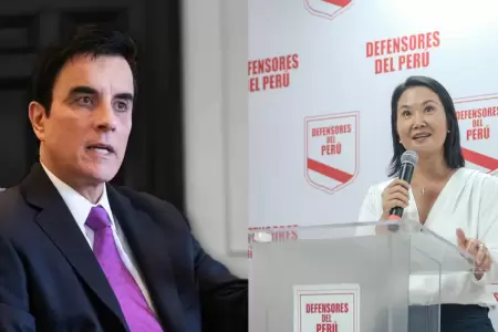 Carlos Esp� / Keiko Fujimori.