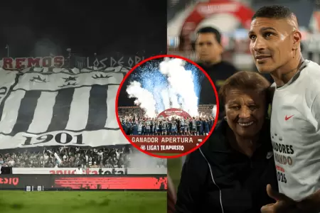 Paolo Guerrero celebr� su primer t�tulo con Alianza Lima
