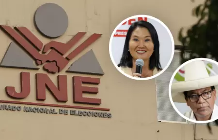 JNE confirma a integrantes de los equipos t�cnicos de Keiko Fujimori y Roberto S