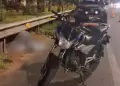Surco: Motociclista muere tras despistarse e impactar contra baranda en la Panamericana Sur