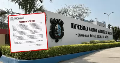 San Marcos anunci� el inicio de una mesa de di�logo
