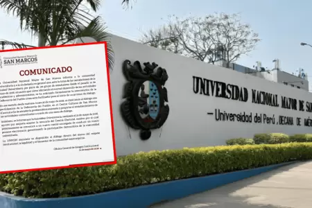 San Marcos anunci� el inicio de una mesa de di�logo