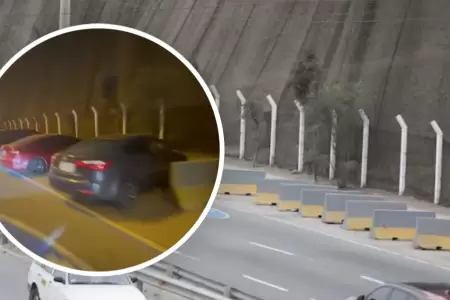 Estacionamientos improvisados en la Costa Verde