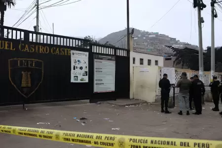 Dejan granada en penal Castro Castro