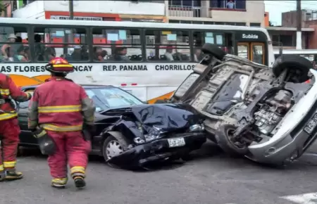 Atenciones telef�nicas por accidentes de tr�nsito ascienden las 5 mil llamadas