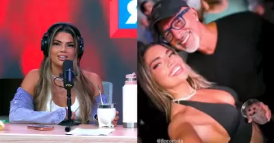 Flor Ortola en captada en salidas con Carlos Alc�ntara