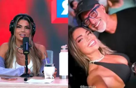 Flor Ortola en captada en salidas con Carlos Alc�ntara