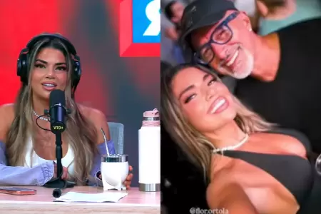 Flor Ortola en captada en salidas con Carlos Alc�ntara
