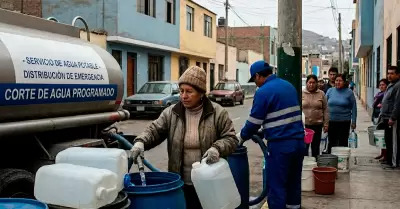 Corte de agua el 27 de mayo en Lima.