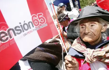Pensi�n 65: Conoce si eres beneficiario de la subvenci�n de S/350 en junio de 20