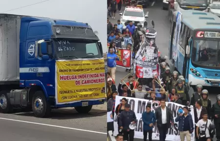 Transportistas anuncian paro.