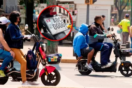 AAP precisa que los VMP no est�n dise�ados para trasladar a m�s de una persona.
