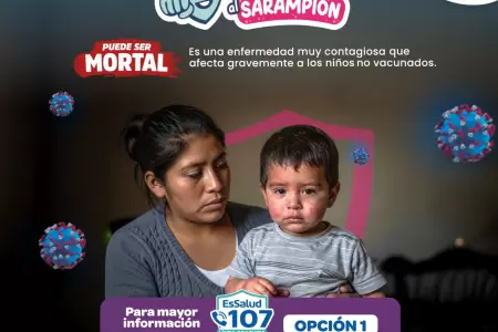 "Ponle el pare al sarampi�n".