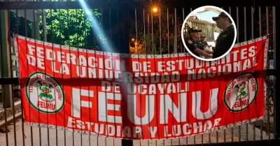 Estudiantes exigen mayor presupuesto.